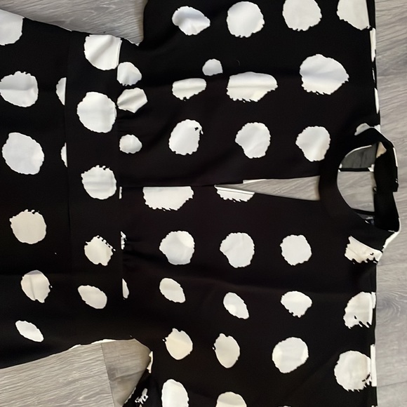 Black and white patterned column maxi dress. Like new condition - Picture 3 of 6